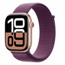 Часы Apple Watch Series 10 46mm Aluminium Case, Sport Loop (Розовое золото)