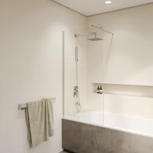 Стеклянная шторка на ванну RGW SC-051 является идеальным решением для тех, кто ищет надежный, эстетичный и функциональный способ улучшить свою ванную комнату. Толщина стекла составляет 8 мм, что обеспечивает прочность и долговечность конструкции. Преимуществом данной шторки является прозрачное стекло, что создает визуальное ощущение пространства, а также хромированный цвет профиля, который прекрасно сочетается с любым дизайном ванной комнаты. Высота шторки составляет 1500 мм, что позволяет использовать ее в большинстве стандартных размеров ванн. Конструкция шторки является неподвижной и выполнена из анодированного алюминия, что обеспечивает устойчивость к коррозии и продлевает срок ее эксплуатации. Анодированный алюминиевый профиль также обладает превосходными свойствами, такими как устойчивость к царапинам, износу, а также легкость в уходе за поверхностью. Важным преимуществом данной шторки является наличие покрытия стекла Easy Clean, которое облегчает уход и обеспечивает защиту от водного налета и конденсата. Благодаря этому, шторка всегда будет выглядеть новой и свежей. Ресурс эксплуатации данной шторки составляет 15 лет, что является показателем высокого качества и надежности товара. Это означает, что клиенты могут наслаждаться своей шторкой на очень длительный период времени.