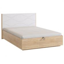 Зара Кровать с подъемным механизмом Люкс 140х200 см, цвет дуб сонома/белый Mebelson (арт.SMZ-07.1623)