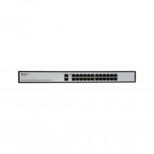 ORIGO Коммутаторы ORIGO Неуправляемый PoE-коммутатор 24x100Base-TX PoE+, 2x1000Base-T, PoE-бюджет 285 Вт, корпус металл [OS1226P/285W/A1A]