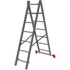 Лестница алюминиевая Startul PRO, 2-х секц., 299/550 см, 2х12 ступ., 12.0 кг (ST9946-12)