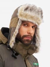 Шапка-ушанка зимняя мужская Huntsman Yukon Ice мембранная, Зеленый