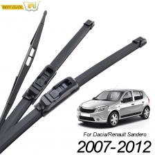 Комплект щеток стеклоочистителя Misima для Dacia Renault Sandero MK1 2007-2012 гг., комплект передних и задних щеток 2008 2009 2010 2011