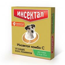 Neoterica капли от блох и клещей Инсектал Комбо С для собак от 4 до 10 кг 1 шт. в уп., 1 уп.