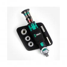 Набор Отвертка с трещоткой и битами WERA 8009 Zyklop Pocket Set 2, 18 предметов WE-004281