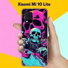 Силиконовый чехол на Xiaomi Mi 10 Lite Череп / для Сяоми Ми 10 Лайт