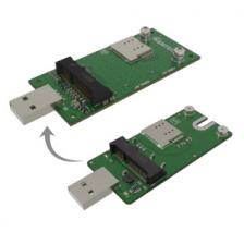 Адаптер PCI-Express на USB Vertel VT-USB2-MPCIE с одним слотом под SIM-карту для модуля 4G/LTE 3G