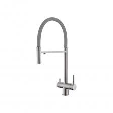 В WESNAART используются только высококачественные материалы, современные технологии и сертифицированные комплектующие. Смеситель изготовлен из нержавеющей стали SUS304. Данный материал отличается особой прочностью, износостойкостью и гигиеничностью. 0% Pb – нержавеющая сталь не содержит свинец, является экологически чистым материалом. Материал: нержавеющая сталь SUS304 Цвет корпуса: сатин Цвет излива: серый Керамический картридж 35 мм Пластиковый аэратор с каналом для питьевой воды Гибкая подводка EPDM в оплетке из нержавеющей стали 1/2" 50 см Подводка для подключения к фильтру 35 см Пьедестал из нержавеющей стали Гарантия на корпус и покрытие: 5 лет Гарантия на комплектующие: 3 года