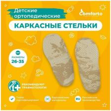 Стельки ортопедические детские для обуви, размер 35