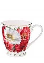 Фарфоровая кружка "Маки"