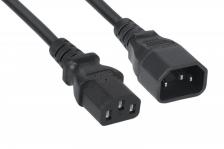 Cabeus Кабель питания монитор-компьютер IEC 320 C13 - IEC 320 C14 (3x0.75), 3 м [PC-189-VDE-3M]
