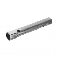 Ключ торцевой трубчатый КОБАЛЬТ предназначен для откручивания и закручивания крепежа с шестигранным профилем при проведении слесарных, монтажных, авторемонтных работ. Имеет удлинённое прямое тело, благодаря чему ключ можно использовать при работе с крепежом, расположенным в труднодоступных местах, там где использование гаечных ключей или торцевых головок невозможно. Изготовлен из холоднокатаной стали с хромовым покрытием.