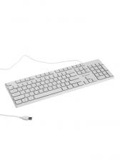 Клавиатура Smartbuy ONE 250, проводная, мембранная, 104 клавиши, USB, с подсветкой, белая