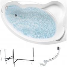 Ванна акриловая CATANIA 160х110 см, правый угол, 100% сантехнический акрил, 1MARKA в наборе 3в1: Ванна акриловая, усиленная стальная рама, слив-перелив хром 01кт1610пкс2+ - стильное и функциональное решение для вашей ванной комнаты. Ванна оснащена просторной внутренней чашей, в которой могут удобно разместиться двое взрослых. В углу купели расположено притопленное сиденье-можно использовать в качестве полочки для шампуня, мочалки и других необходимых мелочей. Ванна изготовлена из 100% акрила, который обеспечивает долговечность и прочность изделия. Особенностью данной модели является наличие встроенного подголовника, который гарантирует ортопедическую поддержку шейного отдела позвоночника-максимальный комфорт во время водных процедур и способствует здоровому сну. Ванна имеет угловую конструкцию, что позволяет гармонично вписать ее в любой интерьер ванной комнаты. К данной ванне отдельно можно приобрести: Панель FLAT "CATANIA" 160 R/L Артикул - 02ктфл1610.