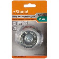Корщетка-насадка Sturm! 5241202 для дрели Чашеобразная , 75 мм, хвост 6 мм, витая стальн.
