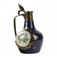 Кувшин Glasar с бронзовой ручкой и крышкой 20x16x18см