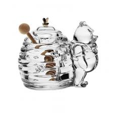 Bohemia Crystal Ваза для меда Crystal Bohemia Boxes Мишка с ульем (15 см)