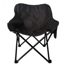 кресло туристическое складное 470х470х650мм сталь,полиэстер черный