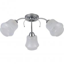 Люстра ЭкономСвет эконом 12171/3CR WT представляет собой функциональное и стильное решение для освещения вашего интерьера. Она выполнена в современном декоративном стиле с хромированной арматурой и белыми стеклянными плафонами, что придаёт ей элегантный вид. Люстра оснащена тремя лампами с цоколем E27, что обеспечивает равномерное распределение света. Возможность использования как ламп накаливания, так и светодиодных ламп позволяет выбрать оптимальный вариант освещения. Устройство крепится на планку, что упрощает установку. Люстра имеет защиту от пыли и влаги класса IP20, что делает её подходящей для использования в жилых помещениях. Диаметр 57 см и высота 22 см делают её подходящей для средних по размеру комнат.