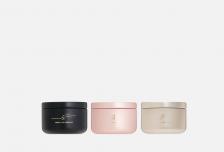 Набор аромасвечей мини CARAMEL, BASIL+MINT, LEATHER 3 шт STELLA FRAGRANCE
