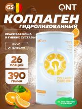 Коллаген гидролизованный QNT Life Collagen Care Zero 390 г, Апельсин