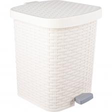 Обеспечить чистоту и порядок, где бы вы не находились поможет педальный контейнер для мусора "Артлайн" от компании Полимербыт. Контейнер выполнен из высококлассного полимерного сырья, отличается особой прочностью и надежностью. Изделие не содержит сторонних химических примесей и запахов, 100% экологично и безопасно для здоровья человека. Мусорная корзина имеет стильный дизайн и удобные компактные размеры, благодаря чему легко впишется в любой интерьер. Контейнер вмещает в себя большое количество мусора, запах которого надежно удерживается внутри, благодаря специальной плотной крышке. В свою очередь вам не придется каждый раз наклоняться, чтобы открыть крышку и выбросить мусор, ведь для удобства эксплуатации контейнер оборудован открывающей педалью. Контейнер не впитывает в себя неприятные запахи, после эксплуатации легко промывается как горечей, так и холодной водой, быстро сохнет.  