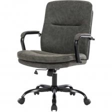 Офисное кресло CHAIRMAN имеет обивку из трендовой экокожи. Механизм качания с фиксацией в рабочем положении. Металлические подлокотники с мягкими накладками. Широкое сиденье с удобной посадкой. Прочная крестовина выполнена из стали.