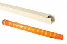 Tdm Кабель-канал 12х12 слоновая кость (140м) SQ0402-0501 1 м