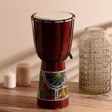 Сувенирный музыкальный инструмент «Барабан Джембе», 40x18x18 см