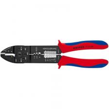 Клещи для обжима Пресс-клещи для резки и зачистки кабеля Knipex KN-9722240SB 3 гнезда