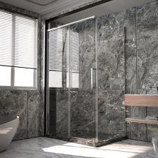 Душевой уголок Veconi Premium Trento PTC-SP-40CH 140x80, профиль хром, стекло прозрачное