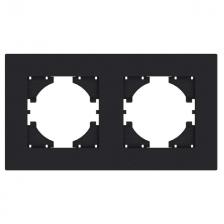 рамка 2 поста GUSI City горизонтальная графит