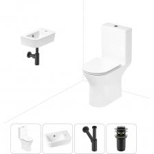 Комплексное предложение по специальной цене, включающее все необходимое для обустройства санузла или ванной комнаты.Готовое решение для туалетной комнатыЭлегантный вид напольного унитаза позволяет гармонично вписаться в интерьер современного санузла или ванной комнаты, наполняя его атмосферой роскоши и уюта.Санитарный фарфор Lavinia Boho имеет более твердую и гладкую поверхность, нежели сантехнический фаянс.Система антивсплеск увеличивает гигиеничность использования изделия и делает уборку более быстрой и простой.Компактная подвесная раковина Lavinia Boho One оптимально подходит для небольших ванных комнат или гостевых санузлов.Дизайнерская сантехника изготовлена в едином стиле: изделия прекрасно дополняют друг друга и формируют органичный тандем с элегантными аксессуарами.Внимание! Данная модель с правым – R-разворотом. Пожалуйста, убедитесь в правильности выбора нужной стороны.