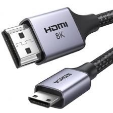 Кабель для ТВ и аудио техники Ugreen HD163 (15515), Mini HDMI to HDMI, 8K, 2 м
