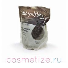 Пленочный воск Черный Depilflax 100 Black Film Wax в гранулах 1 кг