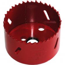 Биметаллическая коронка подходит для сверления отверстий в различных материалах: дерево, дерево с гвоздями, фанера, ДСП, трубы из ПВХ, металл/сталь, листовая сталь, цветной металл/алюминий, пенобетон/газобетон, сэндвич-панели, гипсокартон.Универсальное применение обеспечивают вариозубья (переменный шаг), вырезанные в стальной окантовке коронки.Данная коронка может применяться на различных этапах строительства, при электромонтажных и сантехнических работах, а также при изготовлении кузовов автомобилей и в станкостроении.Крепление коронки к инструменту возможно с помощью адаптеров с центрирующим сверлом: арт. 5504 (5/8''), арт. 5505 (7/16''), арт. 5508 (SDS), арт. 5509 (3/8'').Материал коронки: M3 HSS-Bi-Metal.Глубина сверления: около 35 мм.Высокая точность и равномерный рез.Внимание, изображение товара может отличаться от реального!