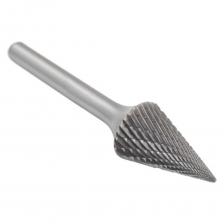 Борфреза (шарошка) по металлу коническая с заостренным концом M162506, двойная насечка цельная, твердосплавная, без покрытия, хвостовик стандартный, оптимально подходит для шлифования сопряженных поверхностей, обработки труднодоступных мест, снятия усилений сварных швов, заусенцев, неровностей на внутренней и внешней поверхности заготовки, правки конических отверстий и пазов. Внимание, изображение товара может отличаться от реального! Верные параметры указаны в технических характеристиках товара.