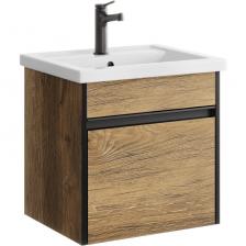Тумба под раковину без столешницы Aqwella Urban 50, подвесная, дуб балтийский