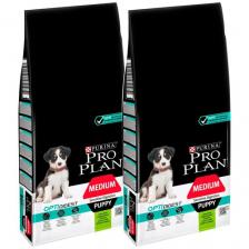 Корм для собак Pro Plan 2 шт. х 12000 г (для средних и крупных пород)