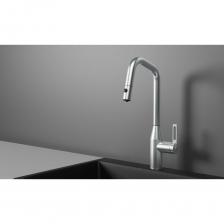 Смеситель для кухни с выдвижным изливом и подключением к фильтру от российского бренда Granula. Он сочетает в себе высокую функциональность и надежность, делая его незаменимым помощником на вашей кухне. Корпус из нержавеющей стали AISI 304 – надёжный корпус, делает смеситель долговечными и устойчивым к коррозии, перепадам давления и температур. Испанский картридж SEDAL – обеспечивает плавное регулирование напора воды и температуры, а также бесшумность при работе смесителя. Аэраторы NEOPERL – защищают от известкового налета, обеспечивают долгий срок службы и препятствуют засорам аэратора, отложениями и другими посторонними частицами, содержащимися в воде. Фиксированный диапазон вращения картриджа – экономит воду и ограничивает ход ручки, предоставляя возможность установит смеситель близко к стене. Выдвижной излив – увеличивает охват рабочей зоны и позволяет легко дотянуться до труднодоступных мест. Подключения к фильтру – обеспечивает постоянный доступ к чистой питьевой воде без необходимости покупки воды в магазине. Система креплений – обеспечивает устойчивость смесителя после монтажа на мойке или столешнице. В комплекте также идет специальное пластиковое крепление для дополнительной устойчивости на тонких мойках. Гибкая подводка длиной 60 см – позволяет легко дотянуться до корпуса смесителя при монтаже, не требуя особой ловкости и специальных навыков. Оригинальный дизайн ручки – делает смеситель удобным в использовании, а прочный корпус из нержавеющей стали добавляет ему эстетическую привлекательность. Этот смеситель станет отличным дополнением к вашей кухне и обеспечит комфорт, функциональность и долговечность в использовании.