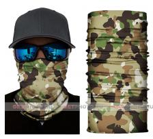 Бесшовная бандана-труба, камуфляж хаки-1, khaki camouflage GF 5551