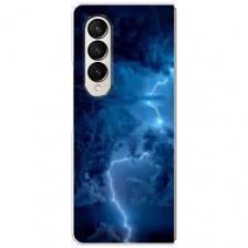 Чехол на Samsung Galaxy Z Fold 4 / Самсунг Галакси Зет Фолд 4 с принтом Молния