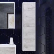 Шкаф пенал для ванной Roca Ronda R, белый, бетон