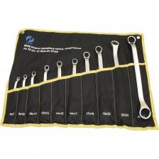 Набор накидных ключей CNIC 10 шт: 6x7 - 24x27, в сумке хром-ванадий 984 28382