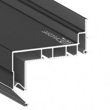 Карнизный профиль GARDINA 01 черный (ПФ 0040)