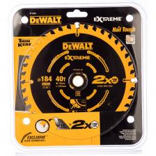 Диск пильный по дереву (184х16 мм; Z40) DEWALT DT 10303