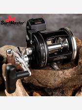Катушка мультипликаторная Surf Master Atlantic ATL 600 4bb L со счётчиком, Мультицвет