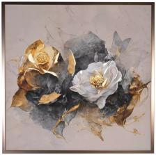 Холст Золотая роза Garda Decor 89VOR-GOLDEN ROSE
