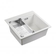 Кухонные мойки EMAR QUARTZ на 78% состоят из измельченного кварца различных фракций и 22% связующих полиэфирных смол. Дополнительные связующие компоненты образуют антибактериальную защиту. Бесшумные, практичны в уходе и удобны в эксплуатации. Однородная структура всего изделия по цвету и качеству. Высокая прочность и устойчивость к механическим повреждениям, к термоударам и к красящим веществам.