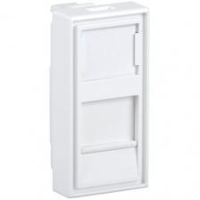 ITK - Патч-корды, Патч-панели, оптические патч корды ITK Вставка 45х22,5мм для 1 модуля Keystone Jack с маркером [CS6-11M]